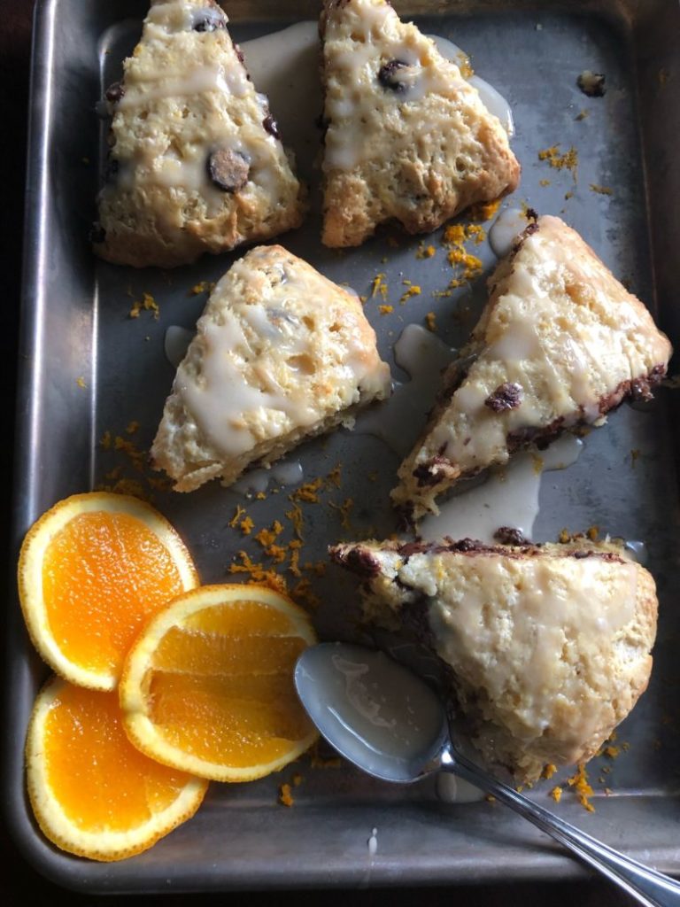 Orange Chocolate Scones